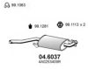 AUDI 4A0253409R Middle Silencer